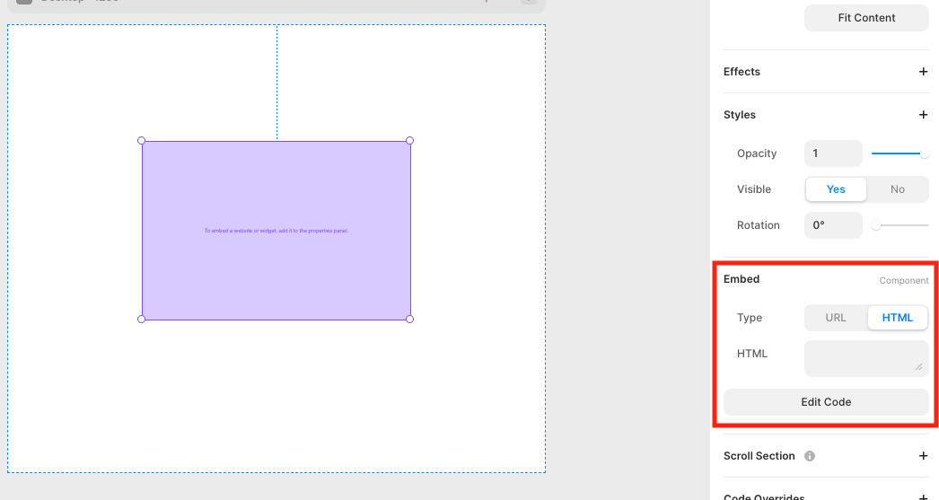 Framer interface step 2