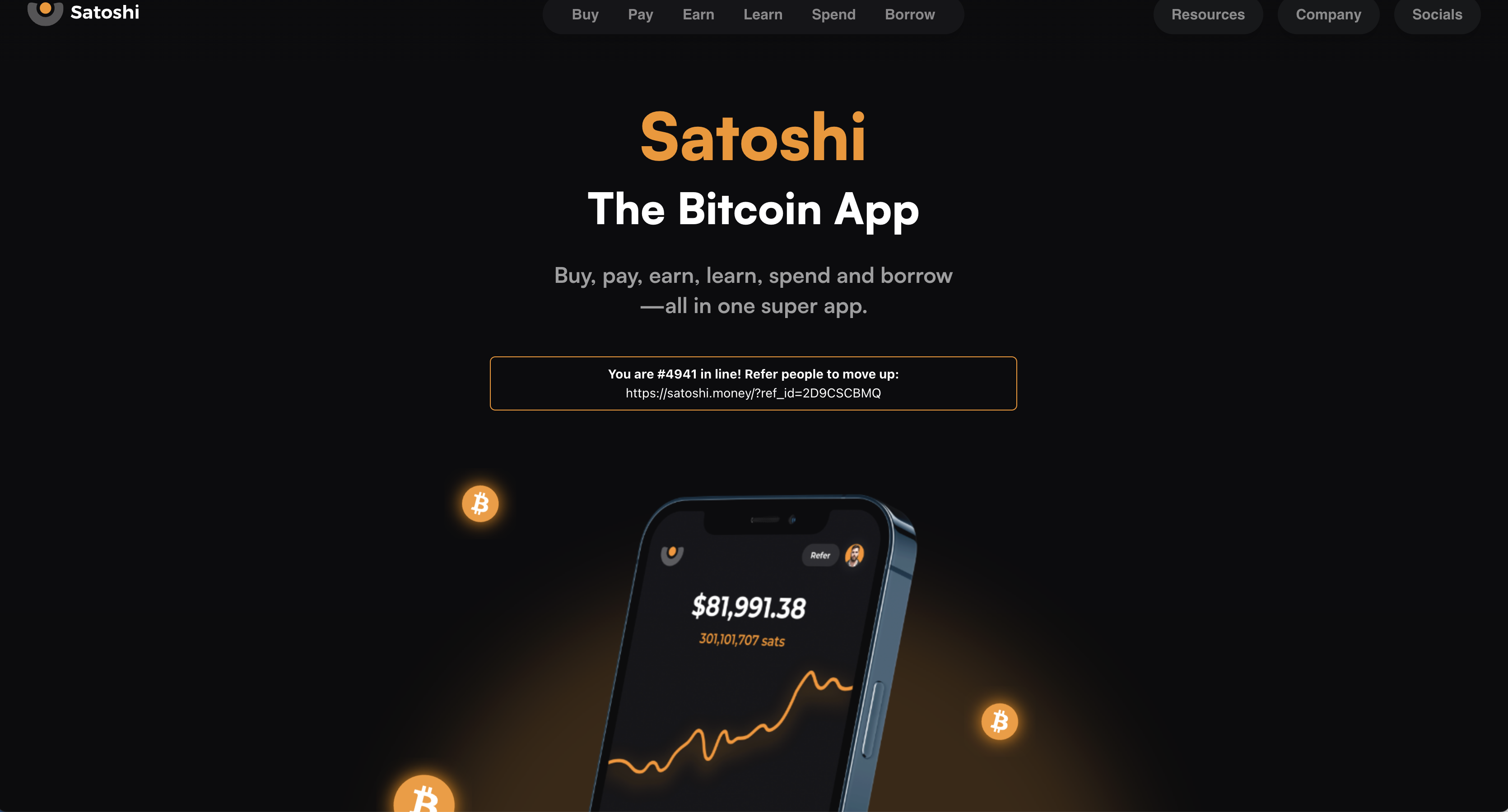 🔮 Case Study on Satoshi.Money: How to Build a Waitlist for Crypto